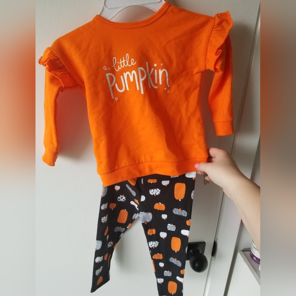 Cat & Jack Baby Hello Pumpkin Matching Set size 18months